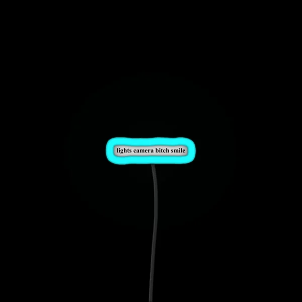 TTPD Lights Camera B Smile Taylor Swift RGB Neon Sign