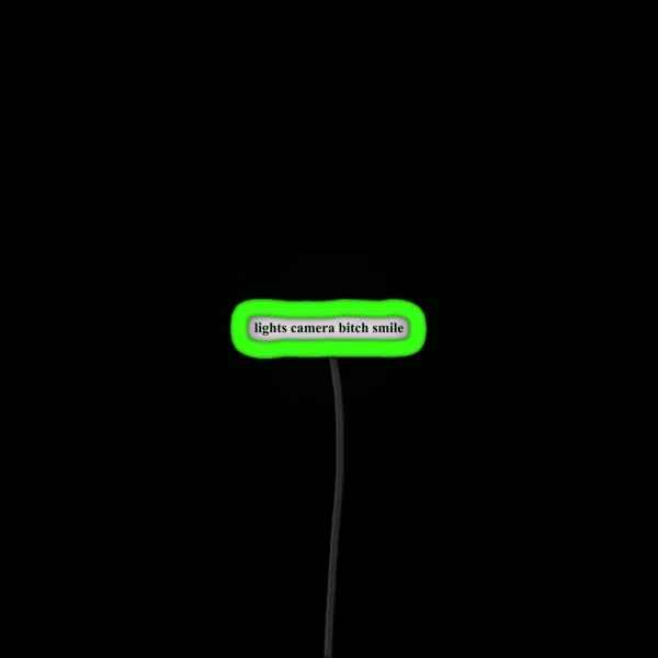 TTPD Lights Camera B Smile Taylor Swift RGB Neon Sign
