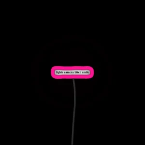 TTPD Lights Camera B Smile Taylor Swift RGB Neon Sign