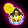 Vibrant Colorful Tuba Penguin Customizable RGB Neon LED Sign Artwork