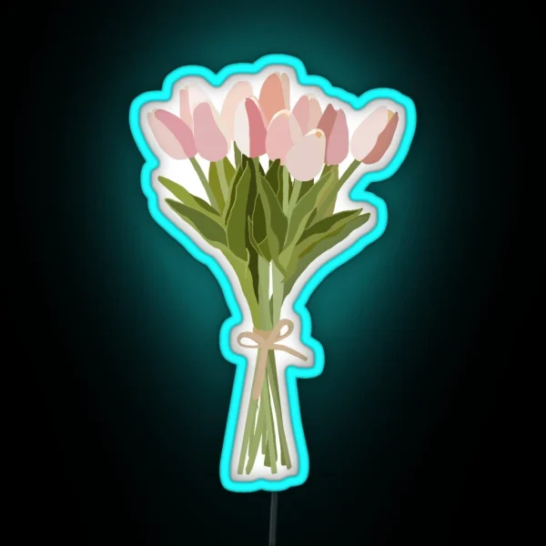 Tulip Bouquet RGB Neon Sign