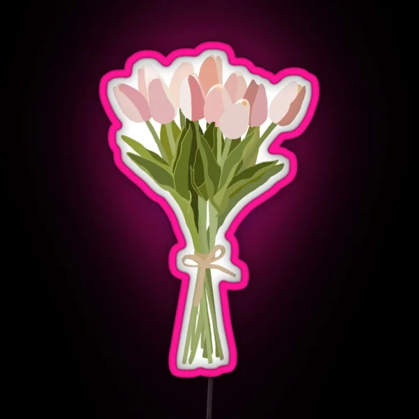 Tulip Bouquet RGB Neon Sign