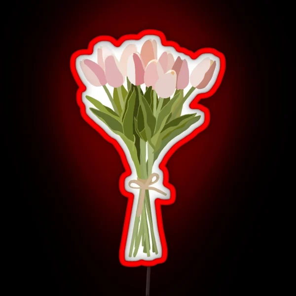 Tulip Bouquet RGB Neon Sign