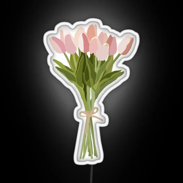 Tulip Bouquet RGB Neon Sign