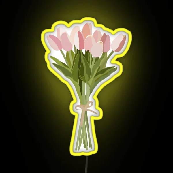 Tulip Bouquet RGB Neon Sign