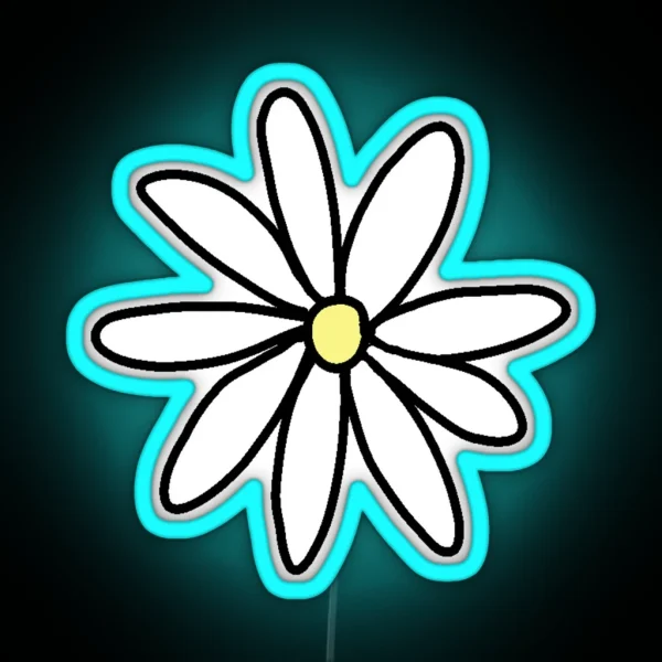 Tumblr Daisy RGB Neon Sign