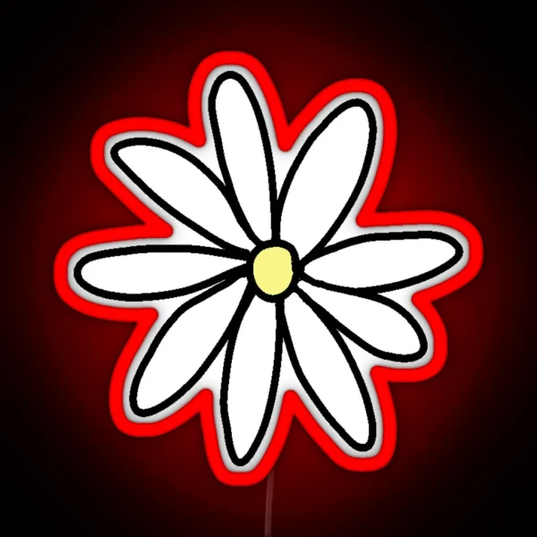Tumblr Daisy RGB Neon Sign