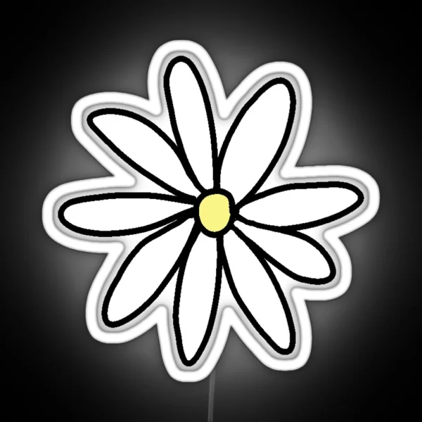 Tumblr Daisy RGB Neon Sign