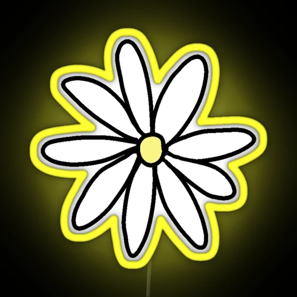 Tumblr Daisy RGB Neon Sign