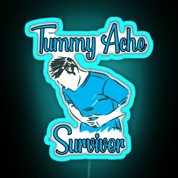 Tummy Ache Survivor RGB Neon Sign