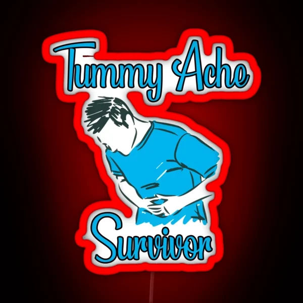 Tummy Ache Survivor RGB Neon Sign