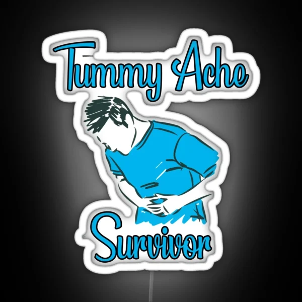 Tummy Ache Survivor RGB Neon Sign