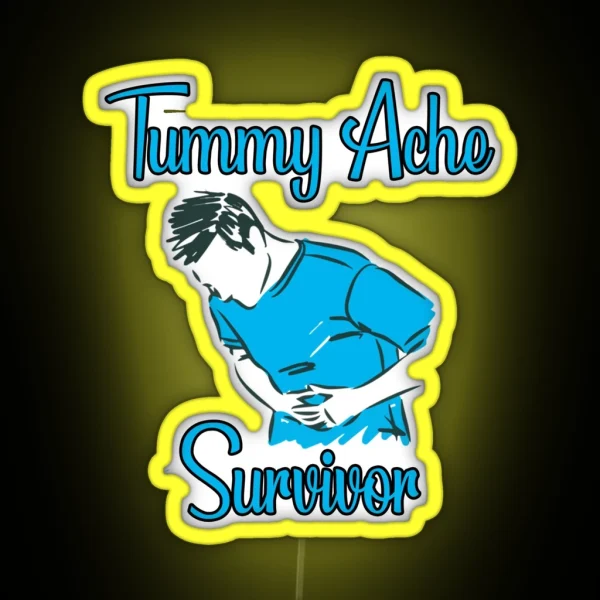 Tummy Ache Survivor RGB Neon Sign