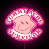 Relax and laugh with this quirky neon digestive humor sign.