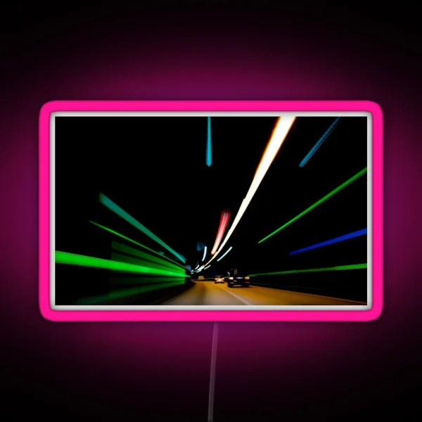 Tunnel Vision RGB Neon Sign