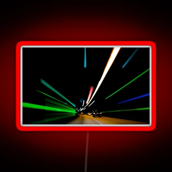 Tunnel Vision RGB Neon Sign