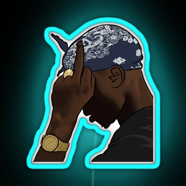 Tupac RGB Neon Sign