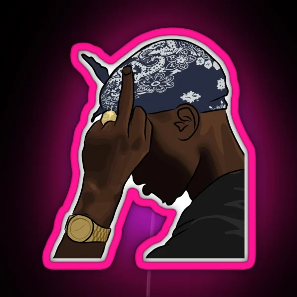 Tupac RGB Neon Sign