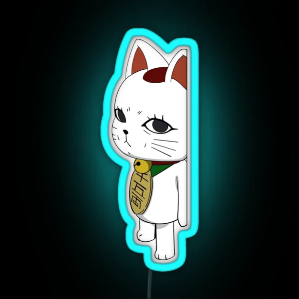 Turbo Granny Dandadan Cat RGB Neon Sign