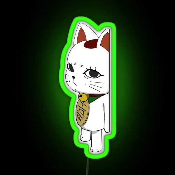 Turbo Granny Dandadan Cat RGB Neon Sign
