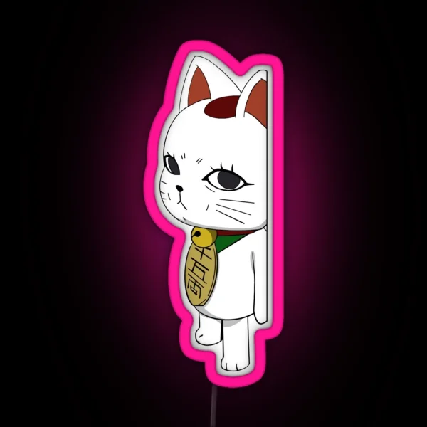 Turbo Granny Dandadan Cat RGB Neon Sign