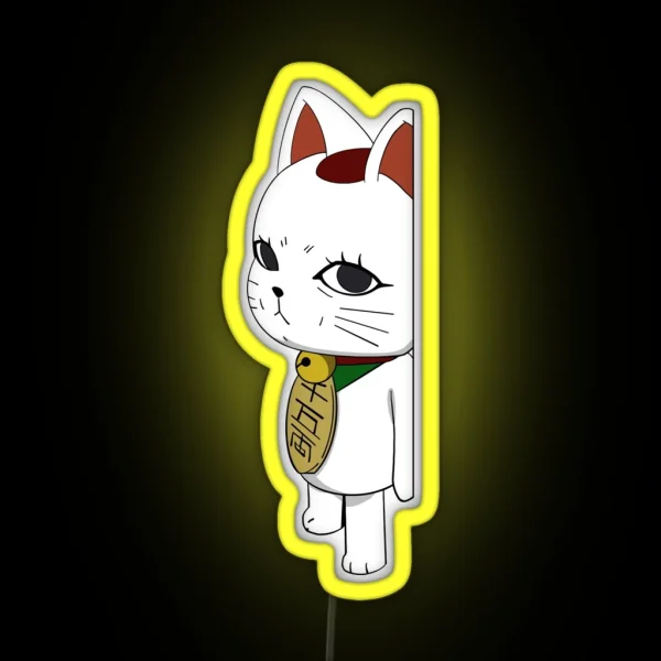 Turbo Granny Dandadan Cat RGB Neon Sign