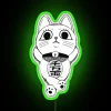 Whimsical Turbo Granny Themed RGB Neon Sign Home Decor Accent