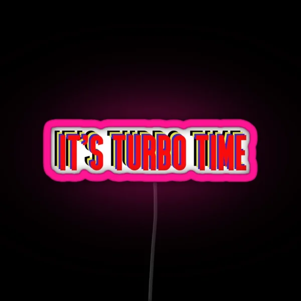 Turbo Time RGB Neon Sign