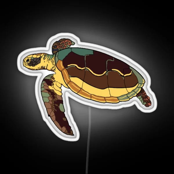 Turtle Colors RGB Neon Sign