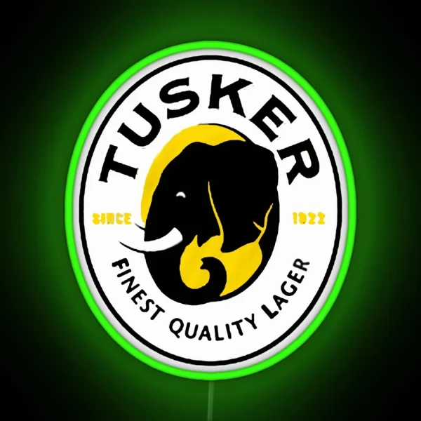 Tuskers Logo RGB Neon Sign