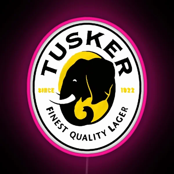 Tuskers Logo RGB Neon Sign