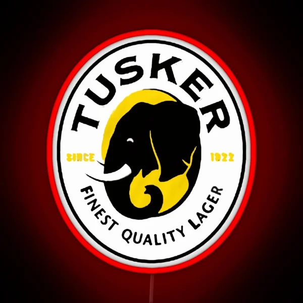 Tuskers Logo RGB Neon Sign