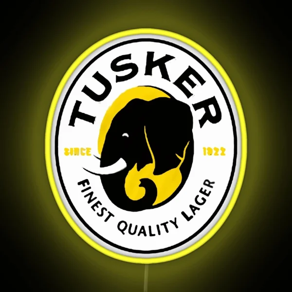 Tuskers Logo RGB Neon Sign