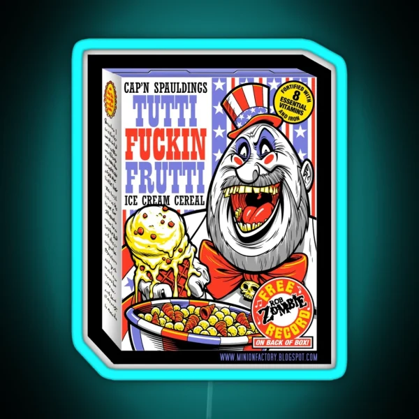 TUTTI FN FRUTTI RGB Neon Sign