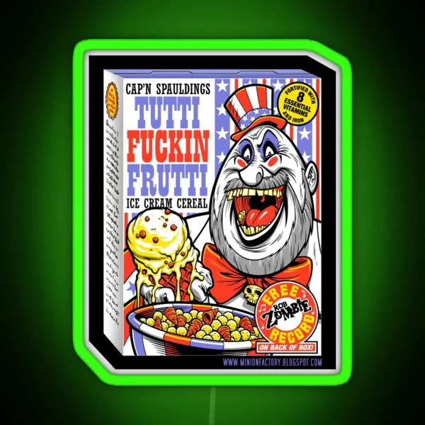 TUTTI FN FRUTTI RGB Neon Sign