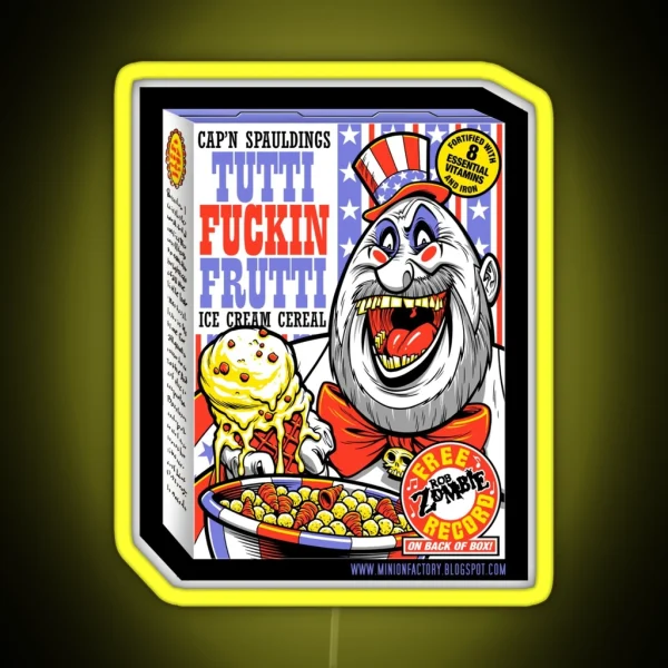 TUTTI FN FRUTTI RGB Neon Sign