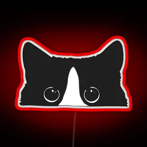 Tuxedo Cat RGB Neon Sign