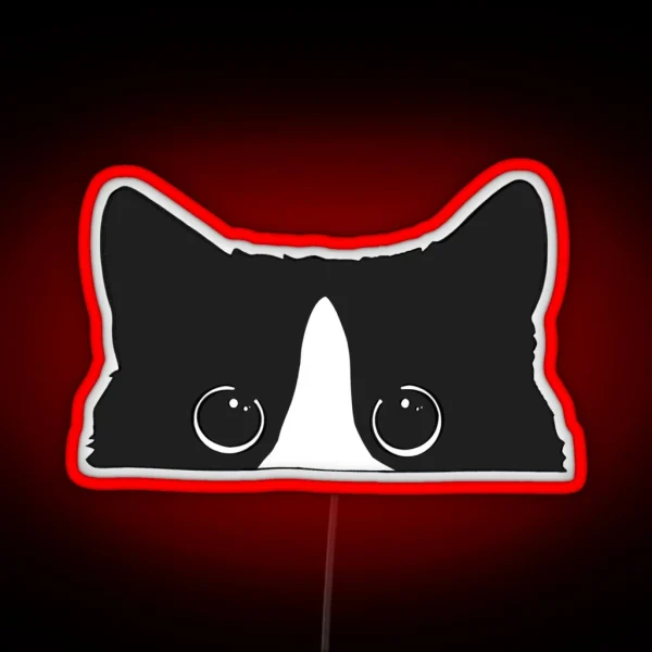 Tuxedo Cat RGB Neon Sign
