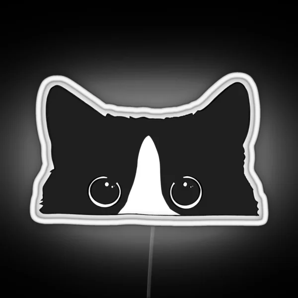 Tuxedo Cat RGB Neon Sign