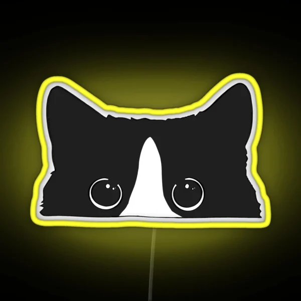Tuxedo Cat RGB Neon Sign