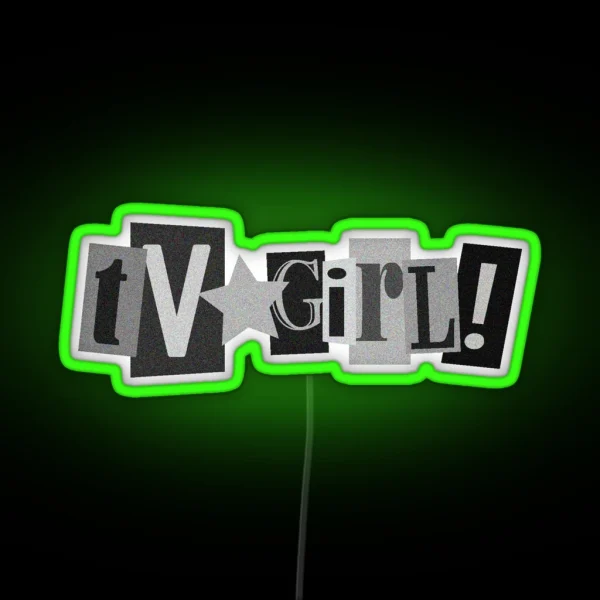 TV Girl Band RGB Neon Sign