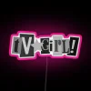 RGB LED Neon Sign for Music Lovers and Retro Pop Fans
