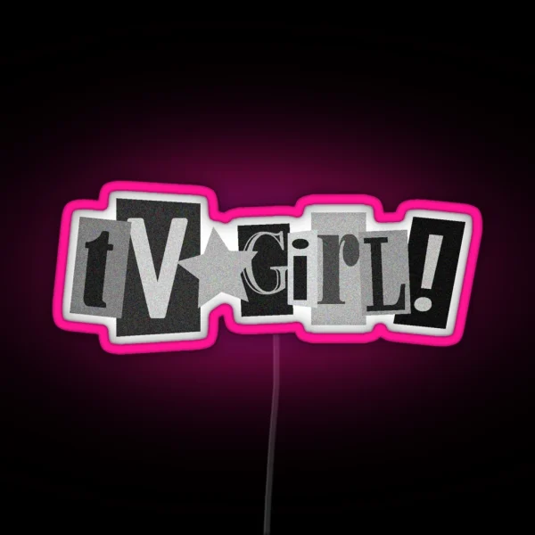 TV Girl Band RGB Neon Sign