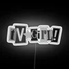 Vintage music-inspired RGB neon LED light wall art decoration