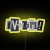 RGB LED neon sign for TV girl band decor enthusiast