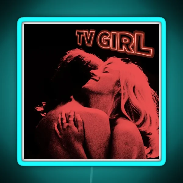 TV Girl French Exit Neon Lights Poster RGB Neon Sign