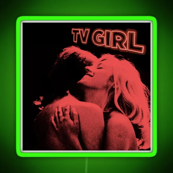 TV Girl French Exit Neon Lights Poster RGB Neon Sign