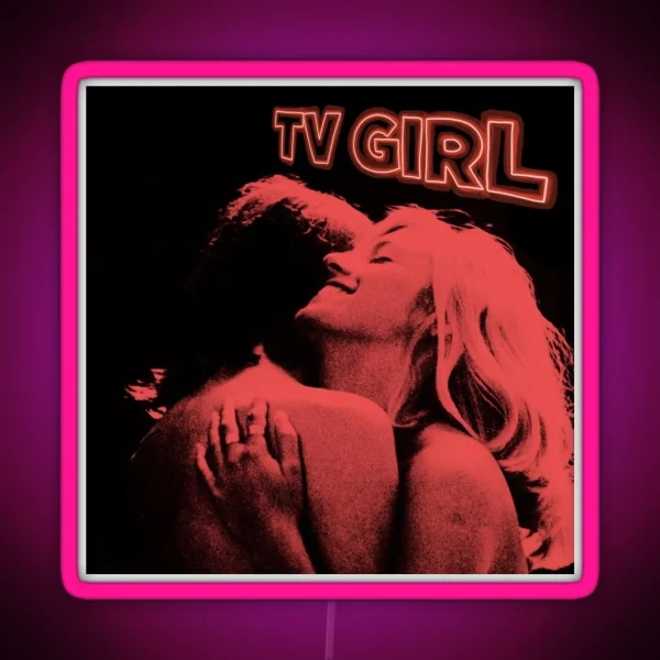 TV Girl French Exit Neon Lights Poster RGB Neon Sign