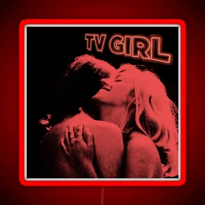 TV Girl French Exit Neon Lights Poster RGB Neon Sign