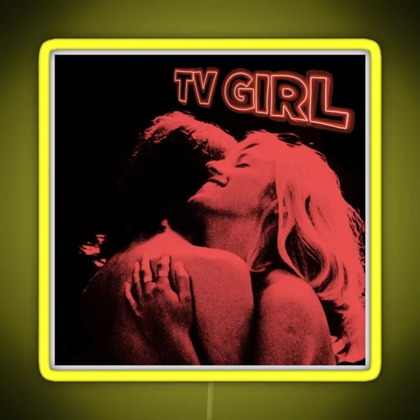 TV Girl French Exit Neon Lights Poster RGB Neon Sign